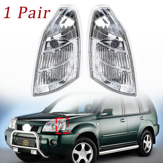 2-piece front fog light housings for Nissan X-Trail T30 2001-2007 (without bulbs)