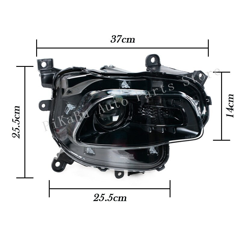 Left Headlight Headlamp Halogen Front Fog Light for Jeep Cherokee 2014-2018