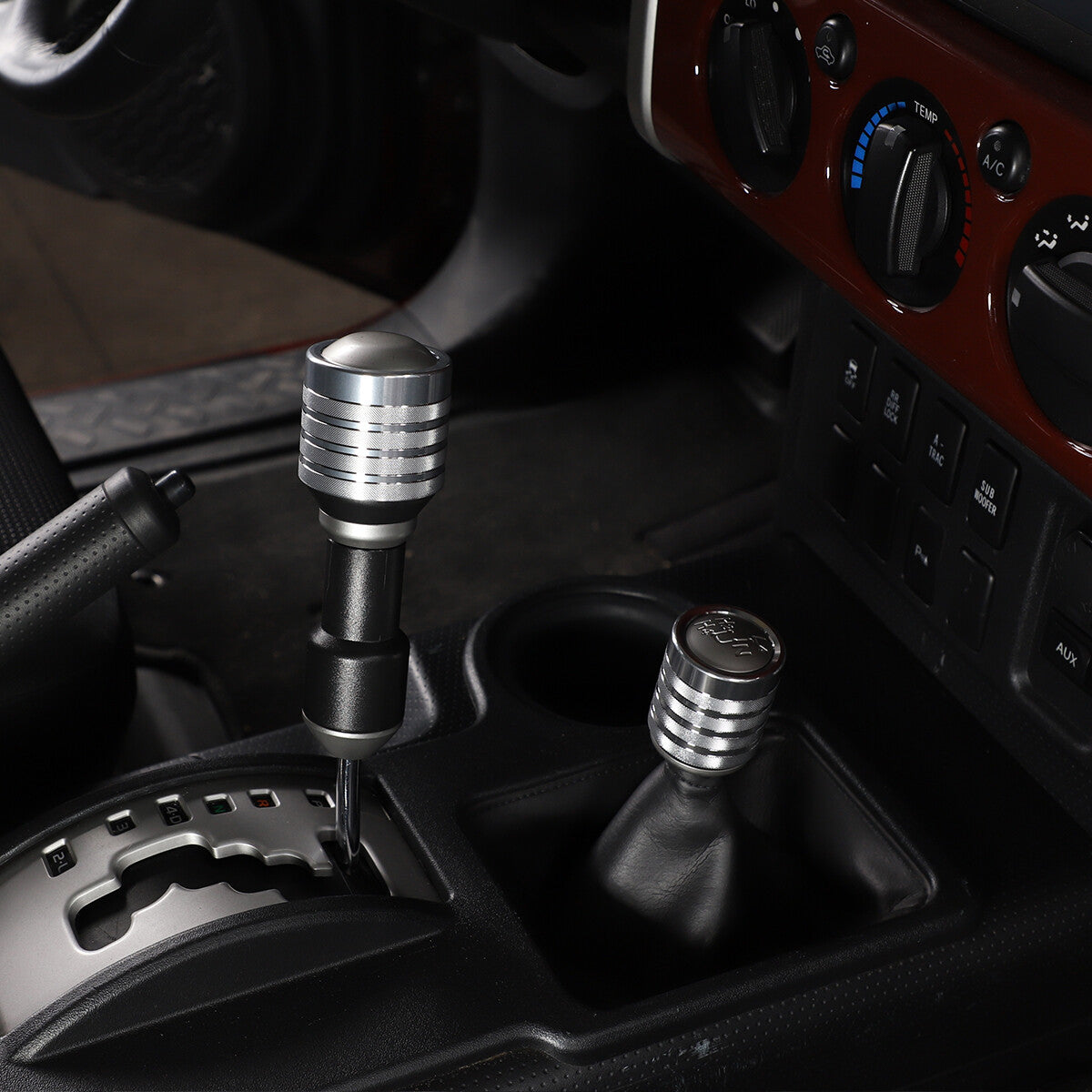 Carbon fiber interior air conditioning control button cover trim for Toyota @Tacoma 2016-22 USA