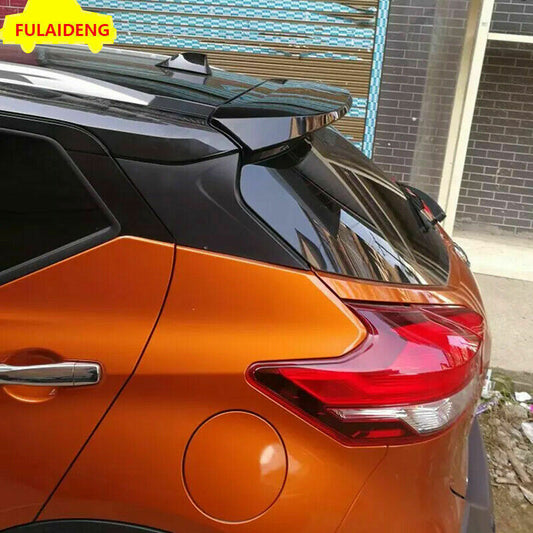 for Nissan Kicks 2017-2021 Glossy Black Rear Trunk Spoiler Lip Tail Wing Cover