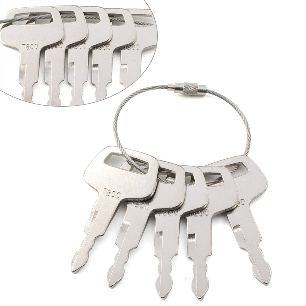 Ignition Key ELI80-0110 Fit TCM Heavy Equipment Loader Wheel Loader T800 5PCS wa