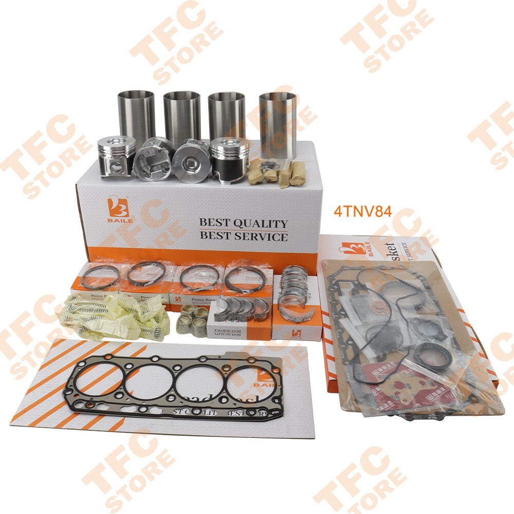 4TNV84 Overhaul Rebuild Kit For Yanmar Engine TAKEUCHI Loader Part New??