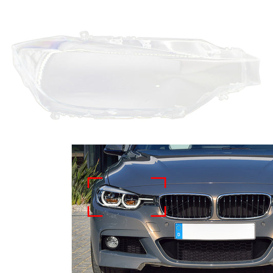 Transparent Front Headlight Lens Shell Cover for BMW 3 Series F30 F31 2012-15 R