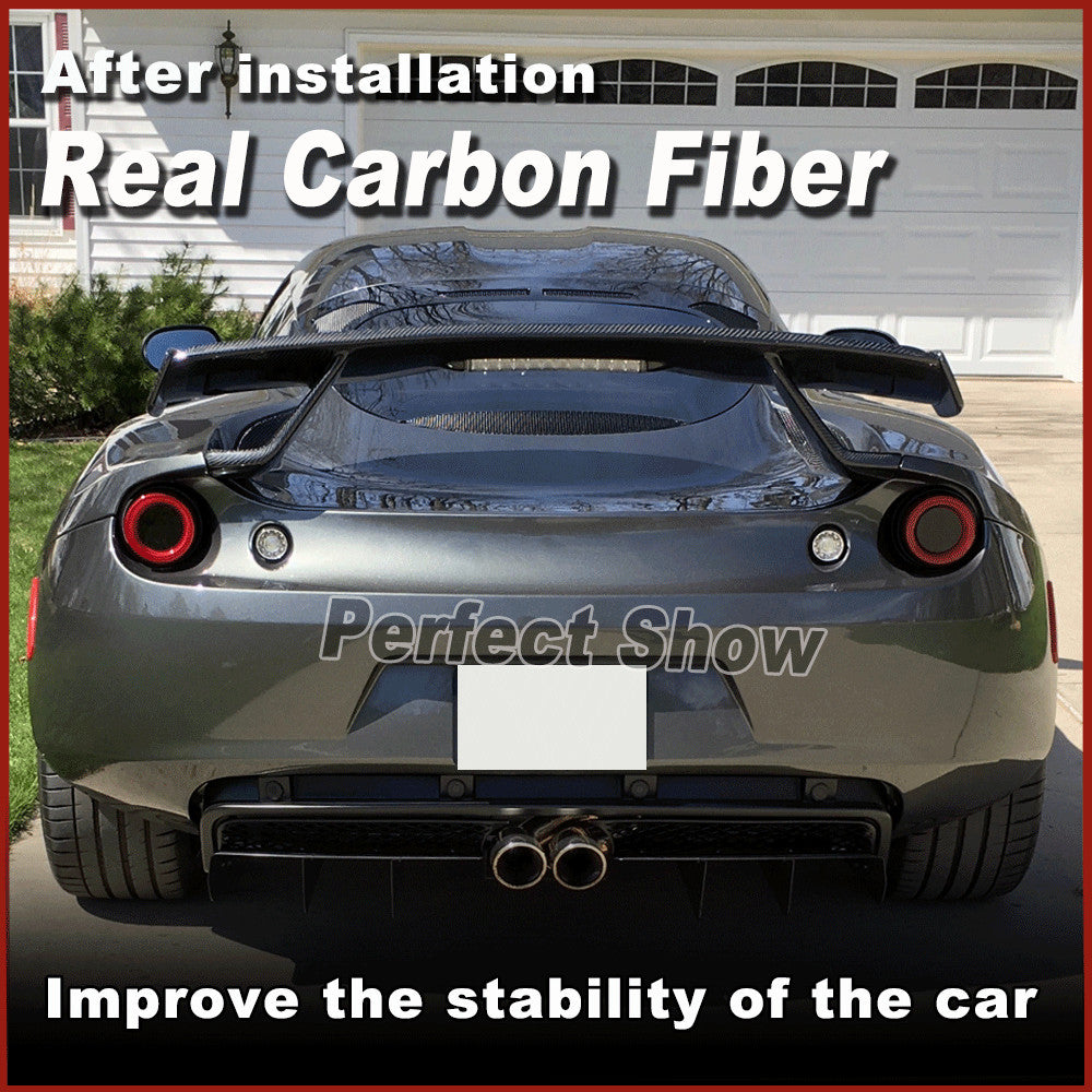 for Lotus Evora S 400 410 GT430 Sport 10-15 Carbon Fiber Rear Trunk Spoiler Wing