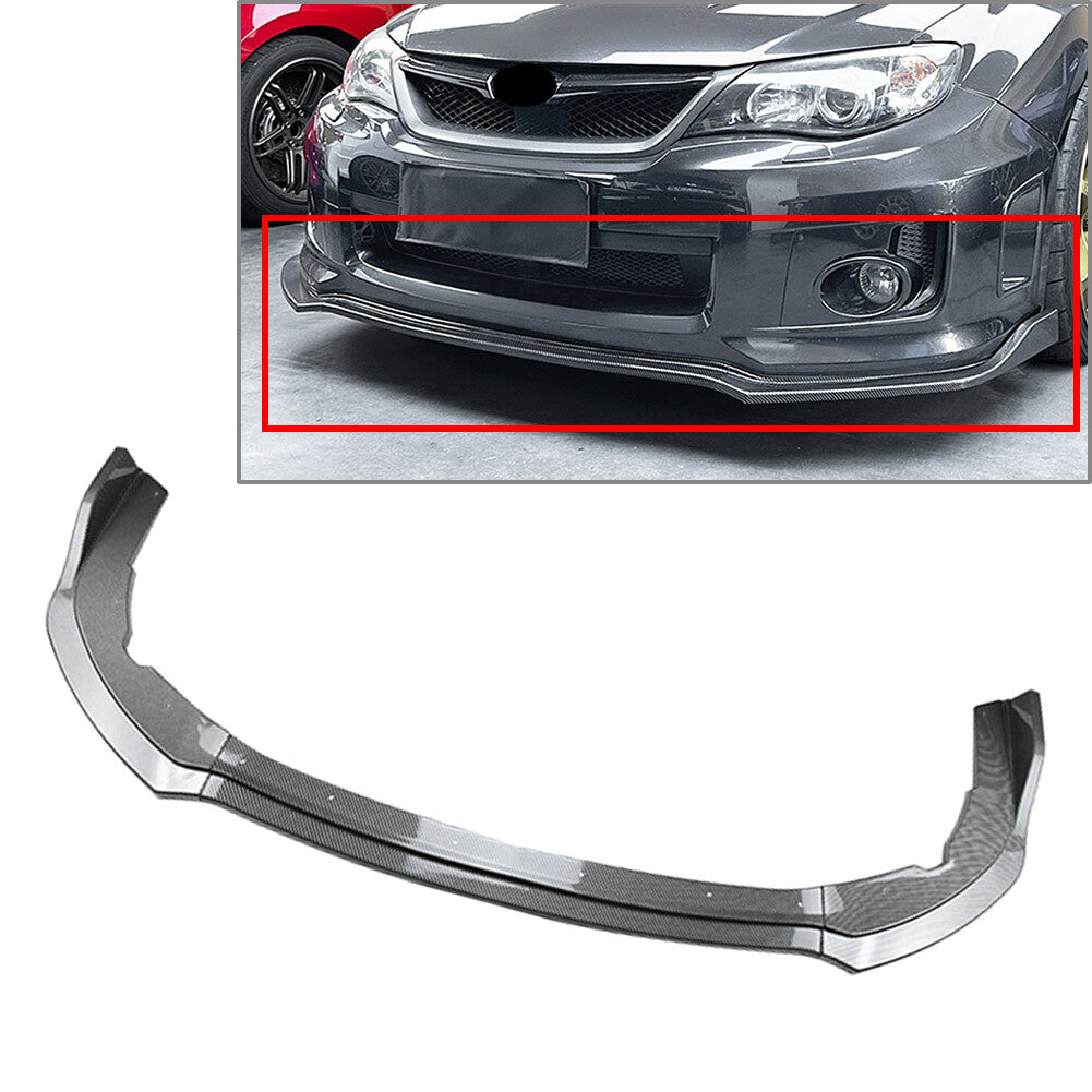 for Subaru Impreza WRX STI 2011-2014 13 12 13 Front Bumper Spoiler Splitter Lip