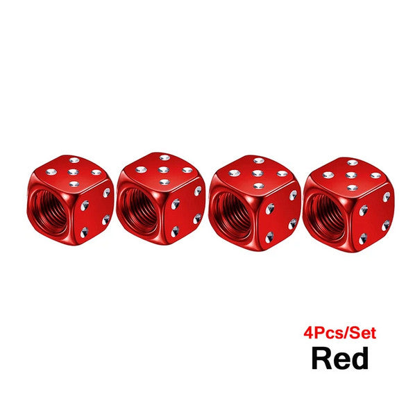 Car tire valve cover rod cover air valve dust cover ray red for Toyota