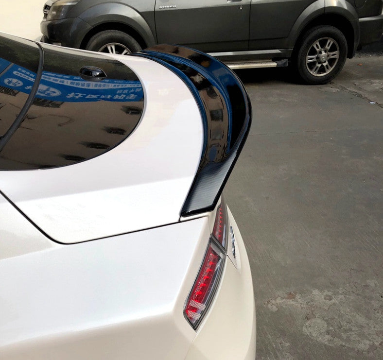 FOR 2015-2021 for Lincoln MKZ Glossy Black Car Rear Trunk Spoiler Tail Wing Lip ABS