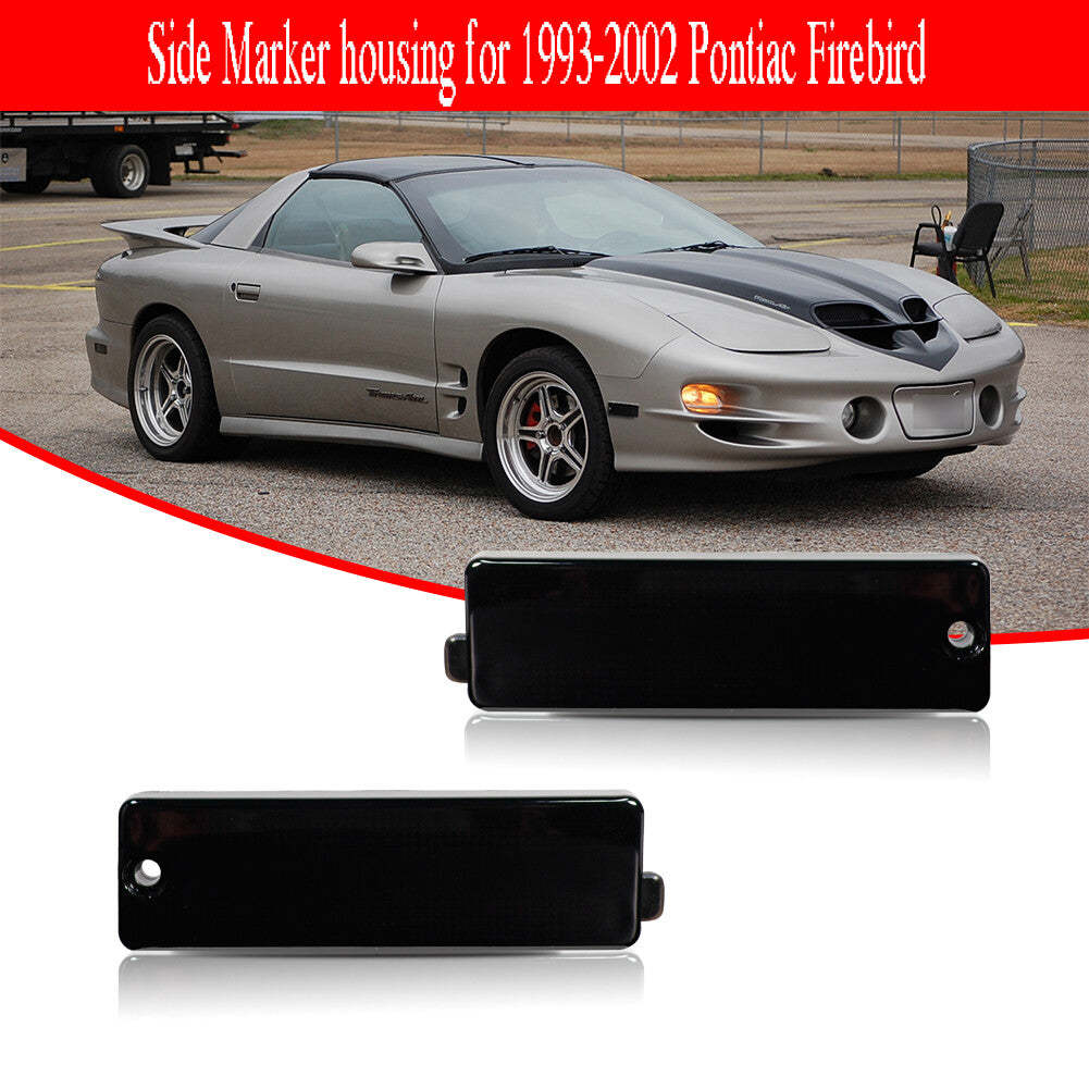 Suitable for 1998-2002 for Pontiac Firebird front bumper side marker light cover housing kit.