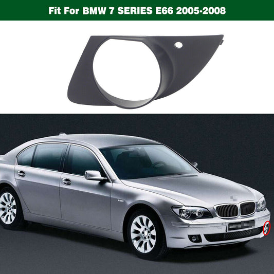 1Pcs Left Front Bumper Fog Light Cover Bezel Trim for BMW 7SERIES E66 2005-2008