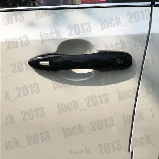 for Toyota for Avalon 2019-2022 Carbon Fibre ABS Side Door Handle Covers Trims 4pcs