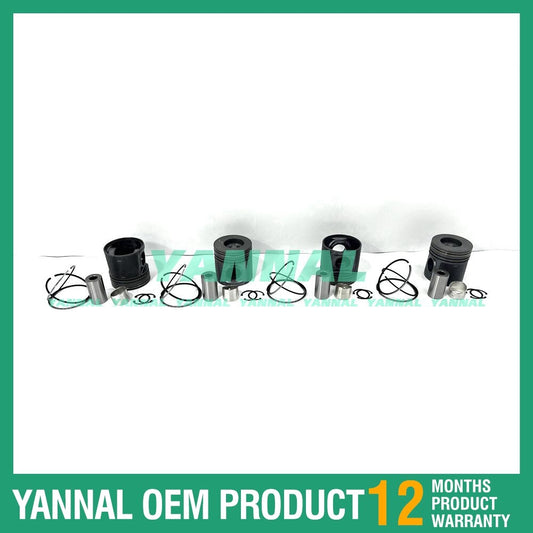 Piston kit with rings STD for Caterpillar 3054c engine