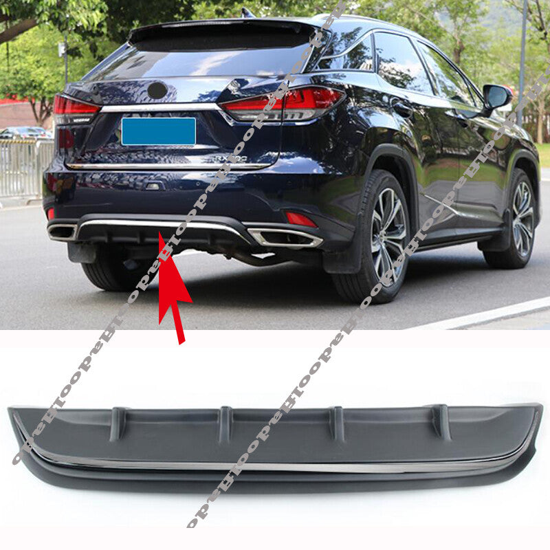for LEXUS RX350 RX450H 2020-22 Rear Bumper Body Kit Spoiler Diffuser Trim Cover