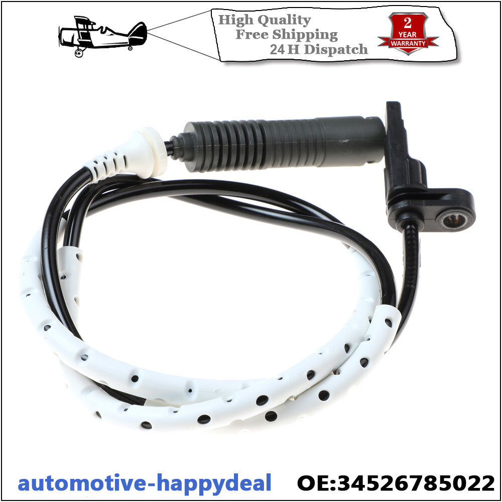 2X Rear ABS Wheel Speed Sensor for BMW 1 3 Series E81 E90 E91 130i 330i