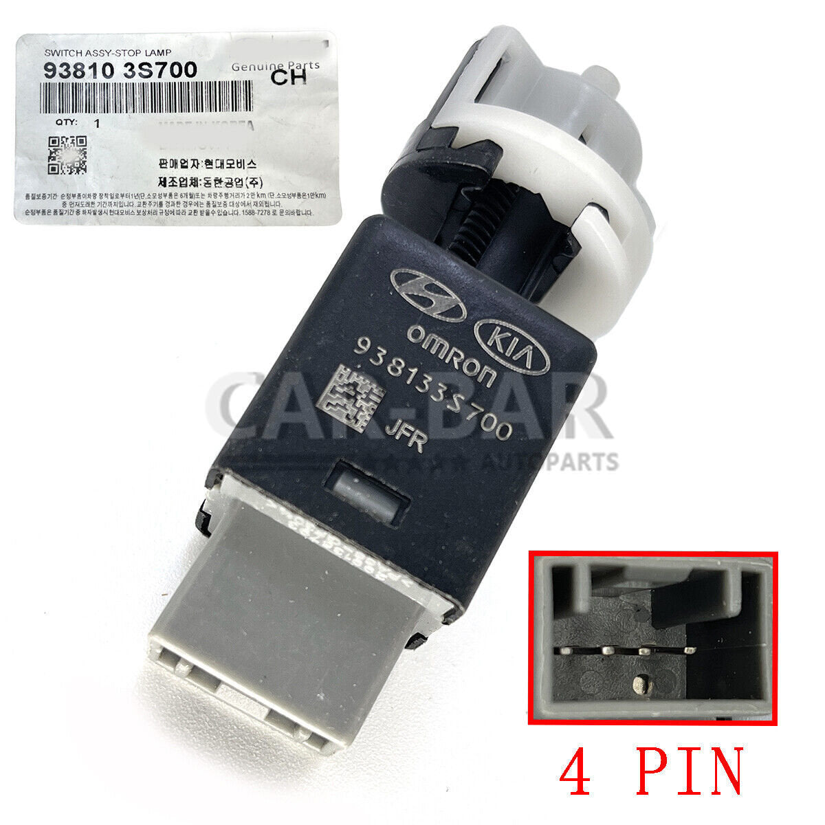 Brake Stop Lamp Switch for 2013-2020 for Hyundai for Elantra Sonata for Kia Soul 93810-3S700
