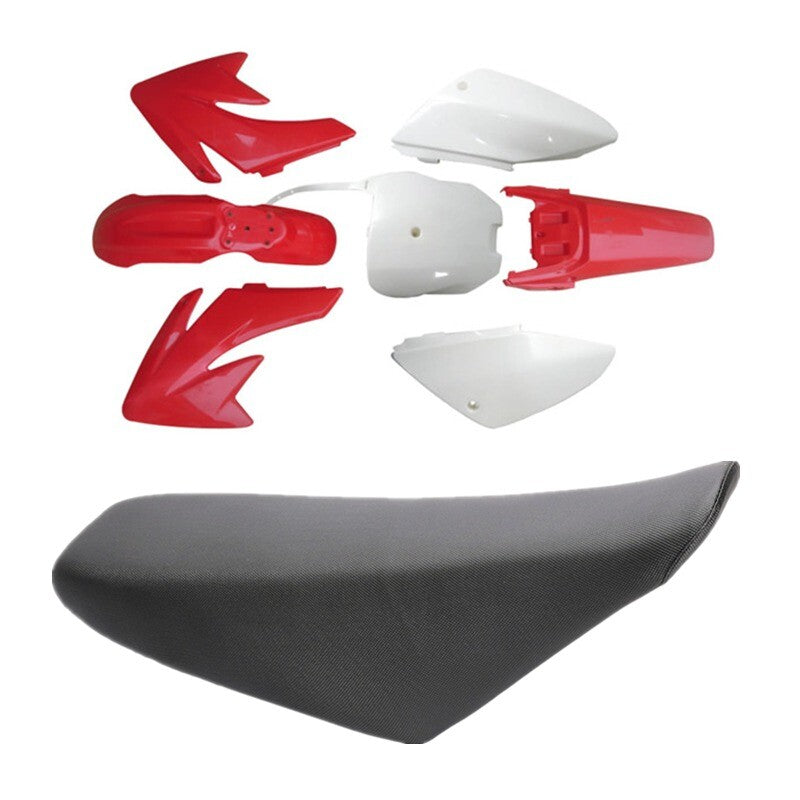 Plastic fender fairing kit + for seat for CRF70 XR70 140CC 150CC Taodaokeng bicycles