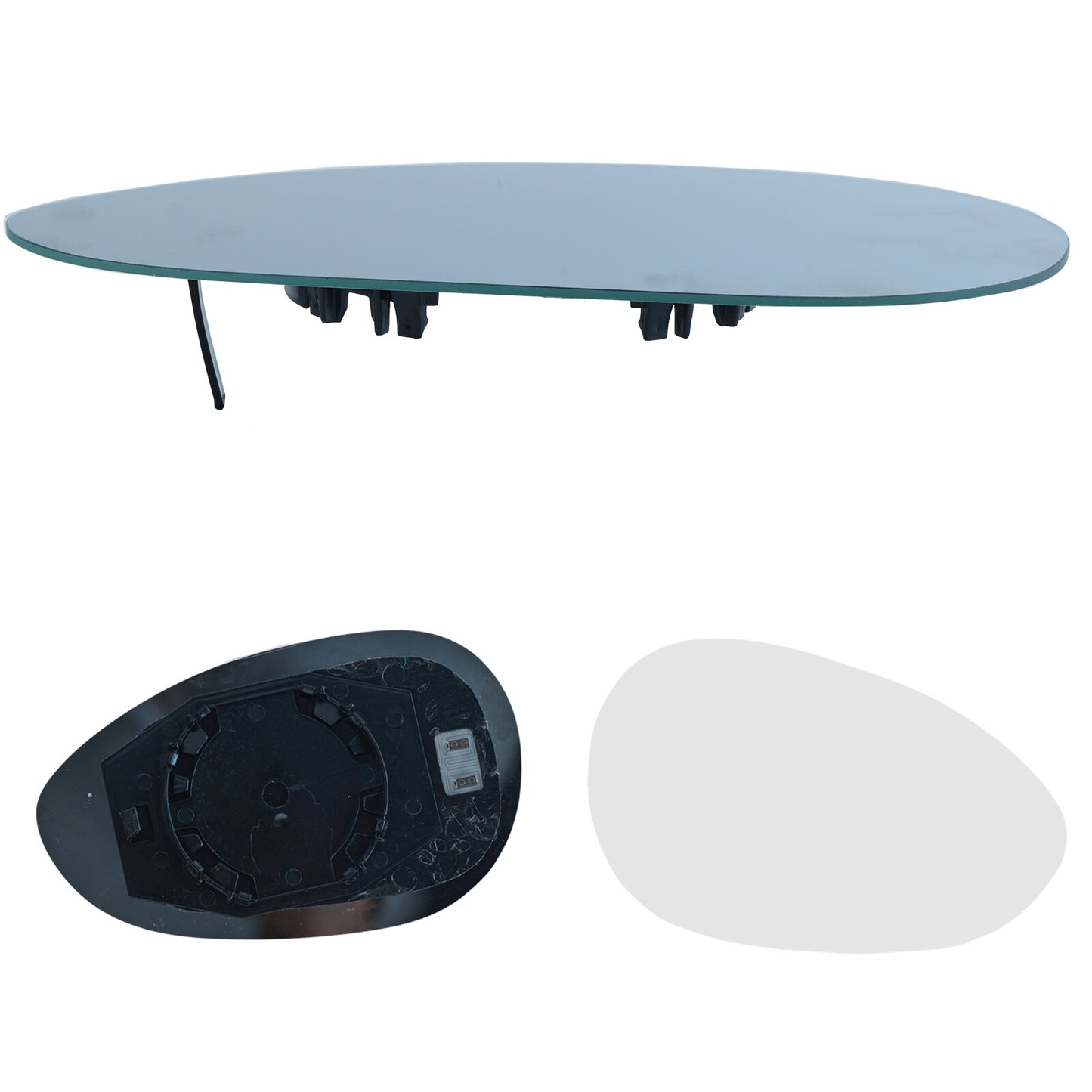 for Fiat 500 500c 2007-2023 Right & Left Side Heated Wing Mirror Glass Door Side
