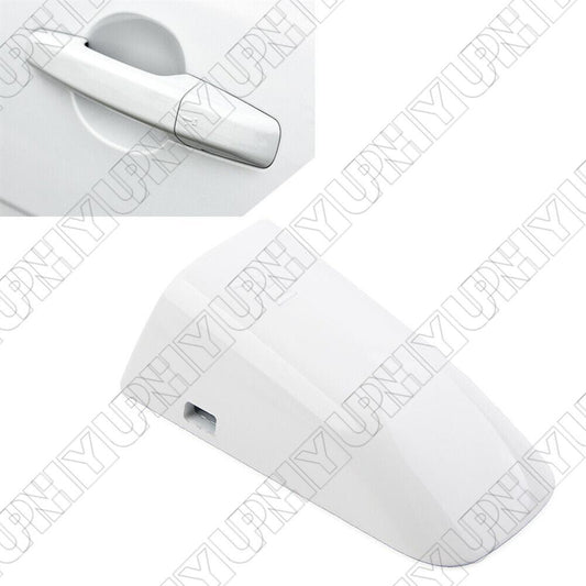 White Front Left Exterior Door Handle Cap for Jaguar XE for XF XJ XK F-Type E-Pace