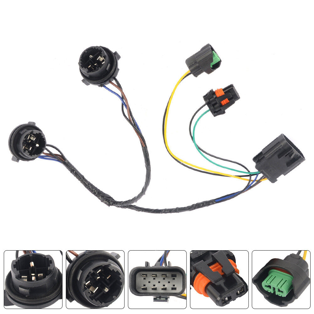 for Chevrolet Silverado 1500 2500 3500 Headlight Wiring Harness Socket Pigtail