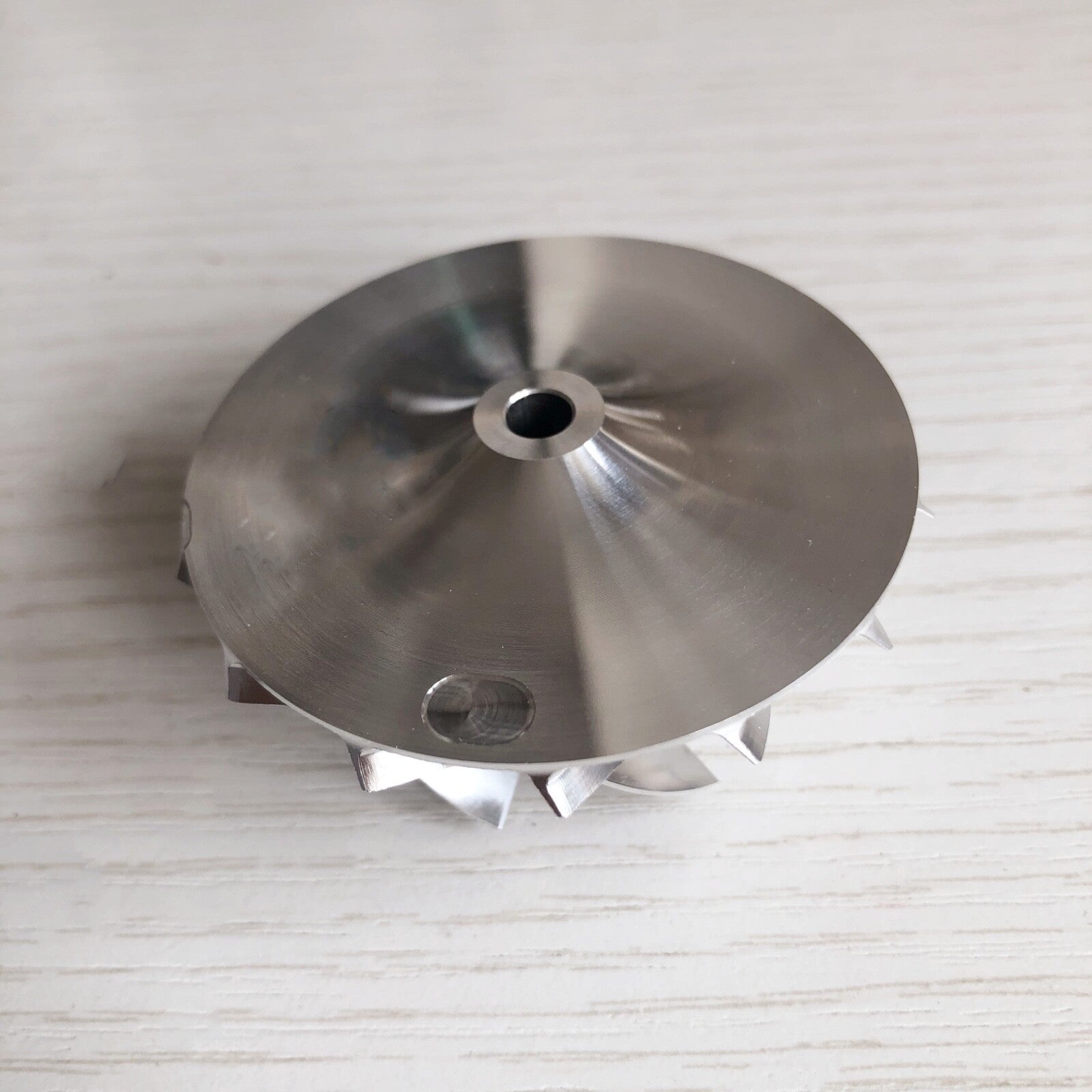 GT15-25 41.58/56.03mm 7+7 Blade High-Performance Turbine Billet Compressor Wheel