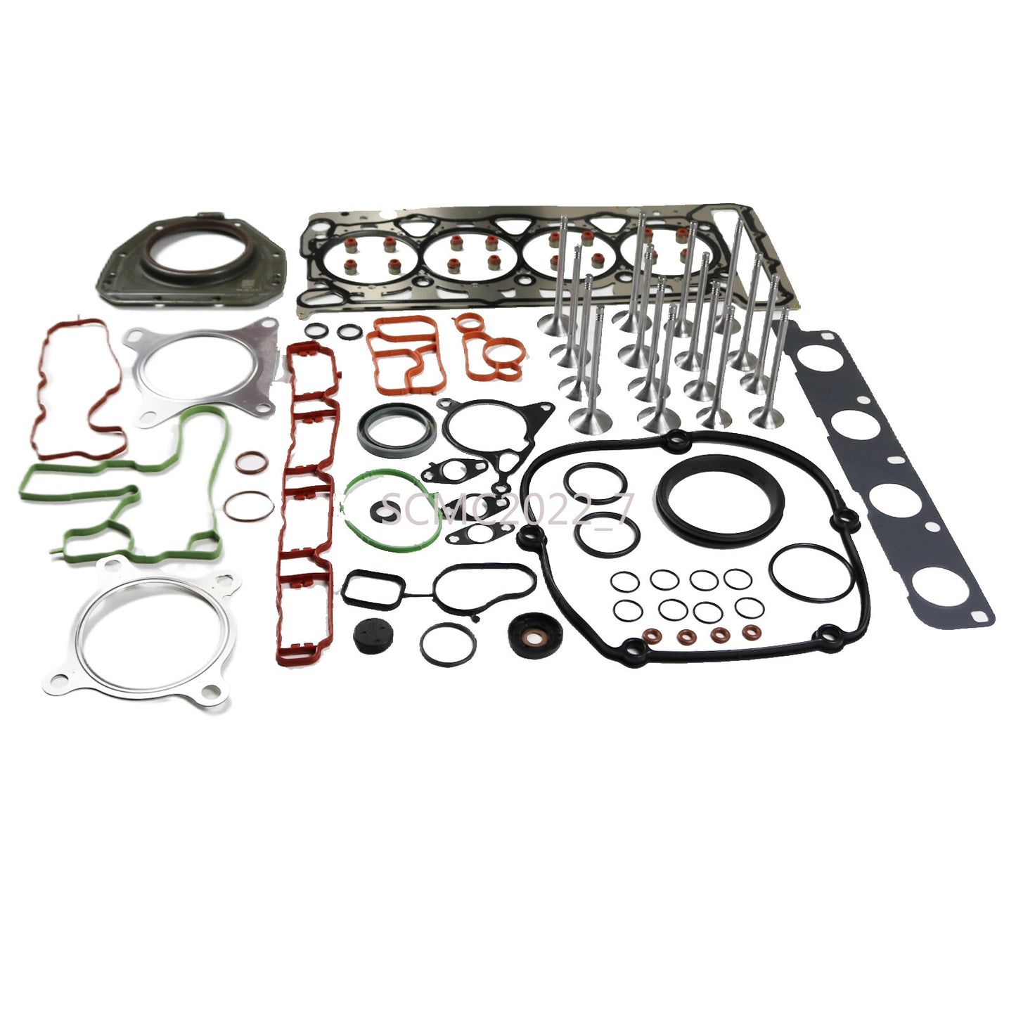 Engine Gasket Seal Set w/Valve for VW for Jetta GTI for Passat for AUDI A4 A5 Q5 CCZA CCTA