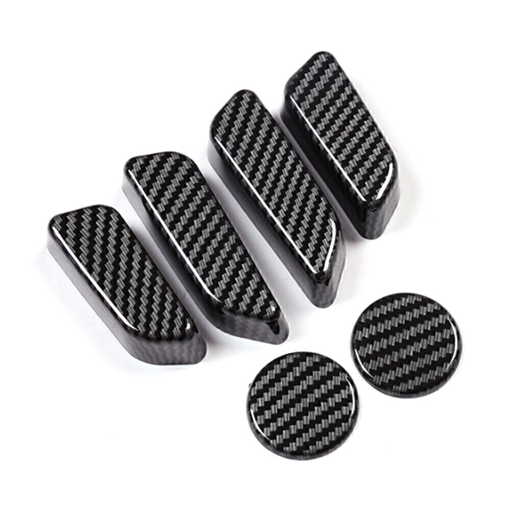 Carbonfaser Autoinnensitz Griff Abdeckung Verkleidung f¨¹r for Tesla Modell 3 2017-19