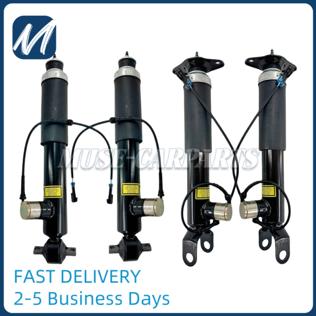 for Chevy C7 for Corvette 2014-2019 Front Rear Shock Absorbers w/ Electric Set of 4