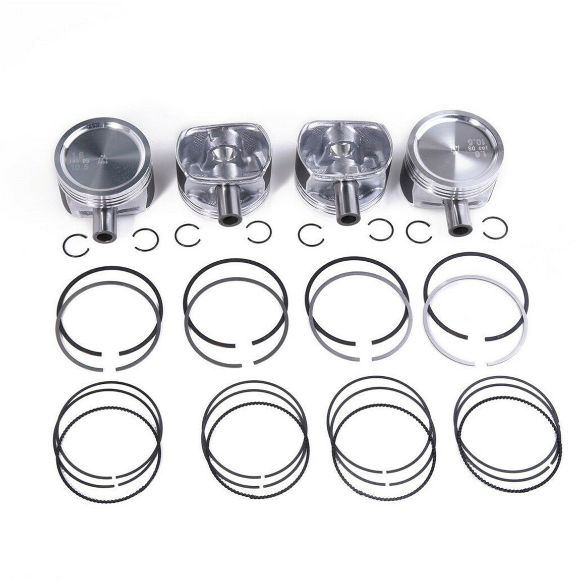 76.5MM EA111 Engine Piston Ring Kit FitFor for Jetta #03C 198 151 036 107 065 DH#