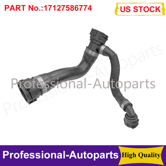 17127586774 Upper Coolant Radiator Hose for BMW X5 X6 F15 F16 E70 E71 3.0L L6
