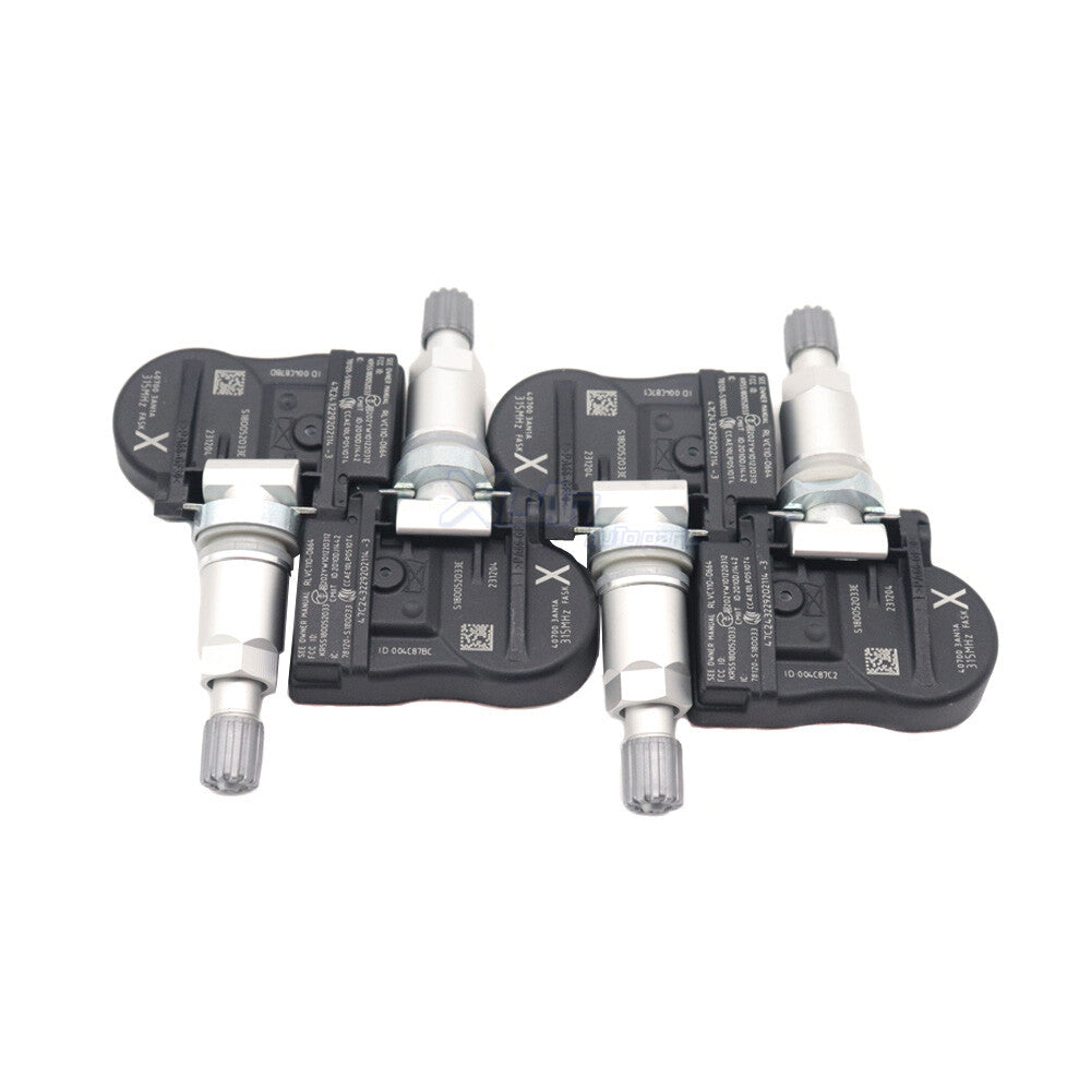4-pack TPMS tire pressure sensor 40700-3AN1A for Nissan Leaf Sentra Versa 315MHz
