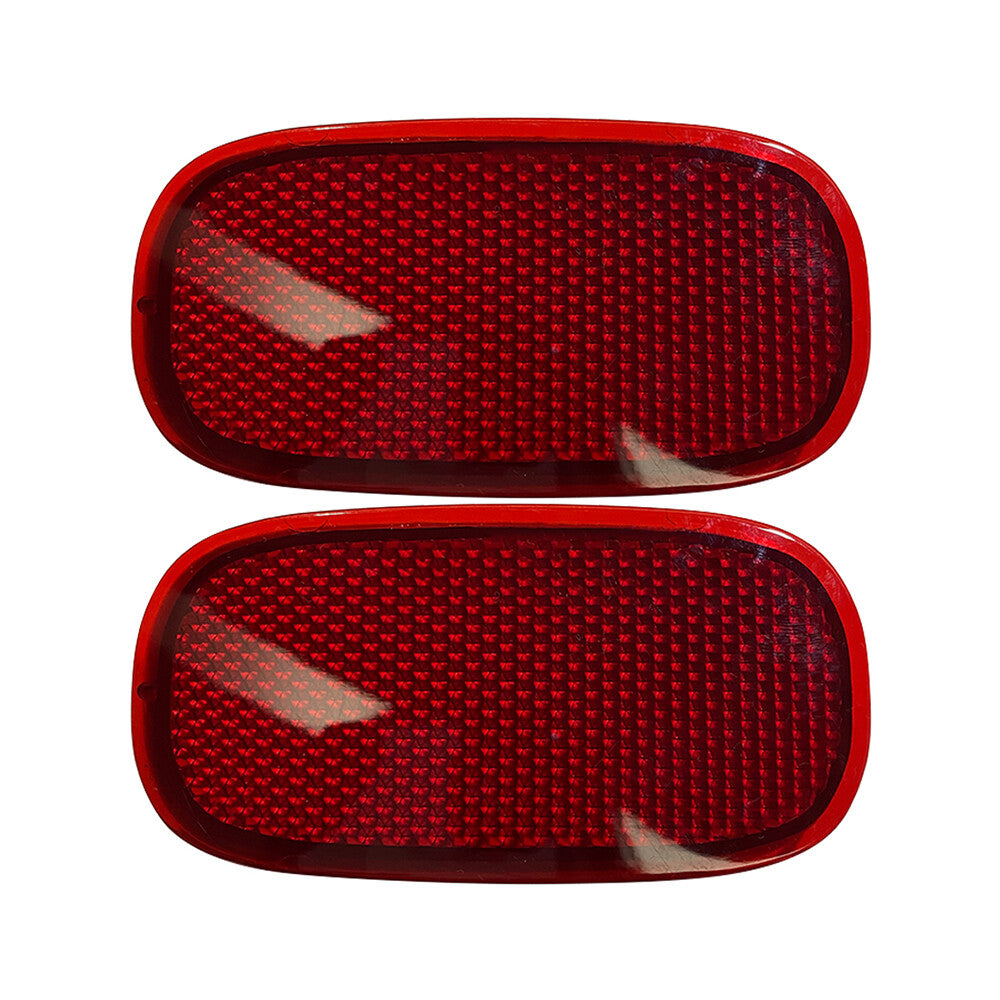 Set of 2 Rear Bumper Reflectors Left Right Fit for 1994-2005 for Toyota RAV-4 Red