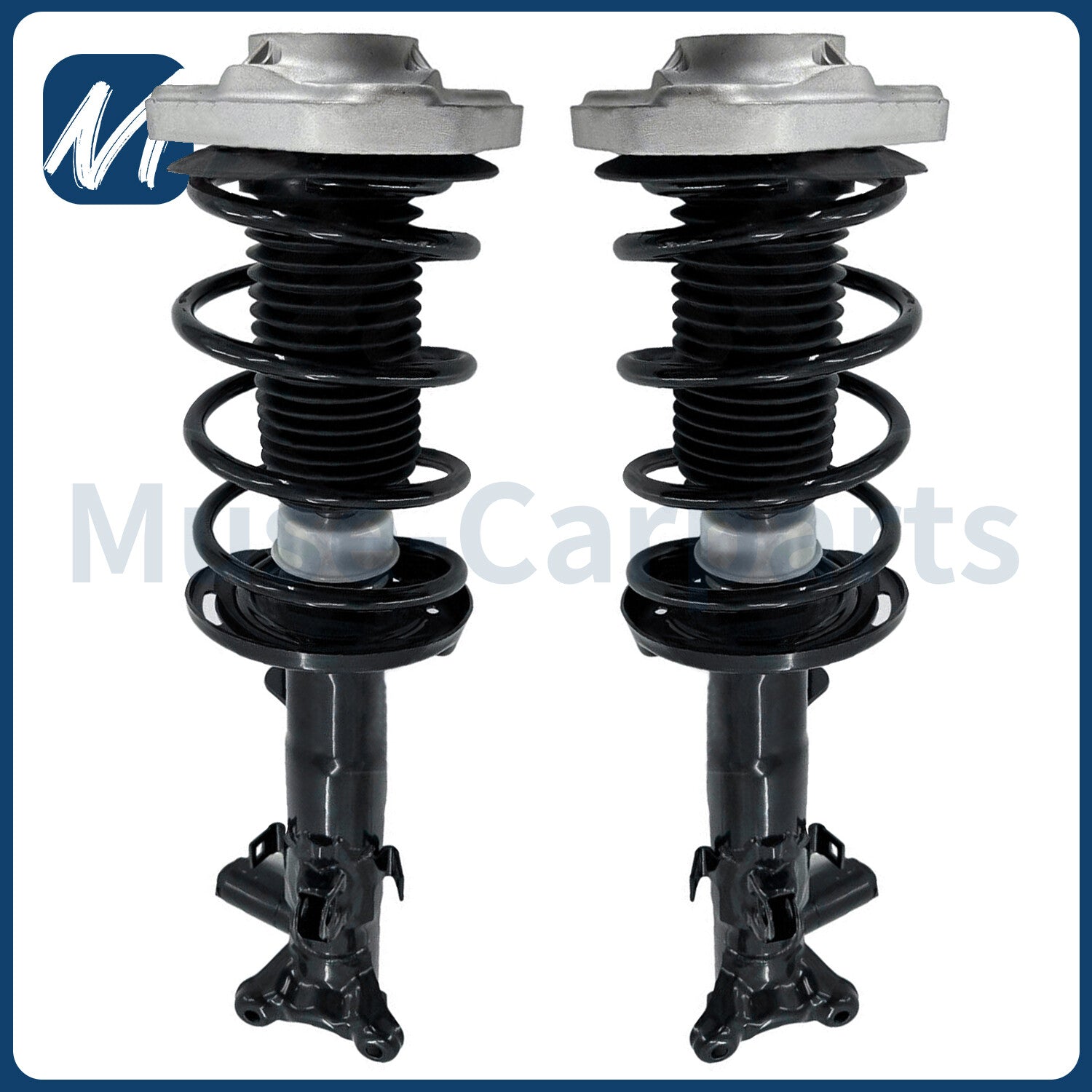 A pair of front L+R shock absorber struts are suitable for the for BMW X1 F48 sDrive xDrive28i 16-23