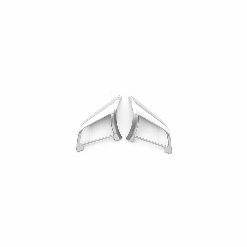 Steering Wheel Button Frame Trim 2X for Nissan Altima Teana 2019-22 Silver Steel