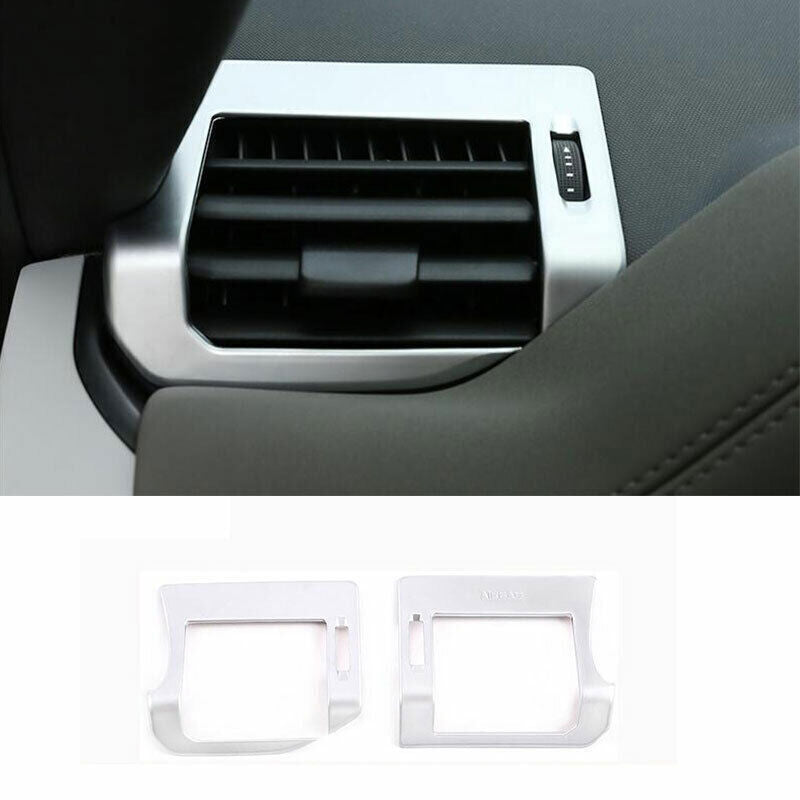 for Land Rover for Defender 2020-25 Silver Console LR Air Outlet Vent Frame Trim 2P