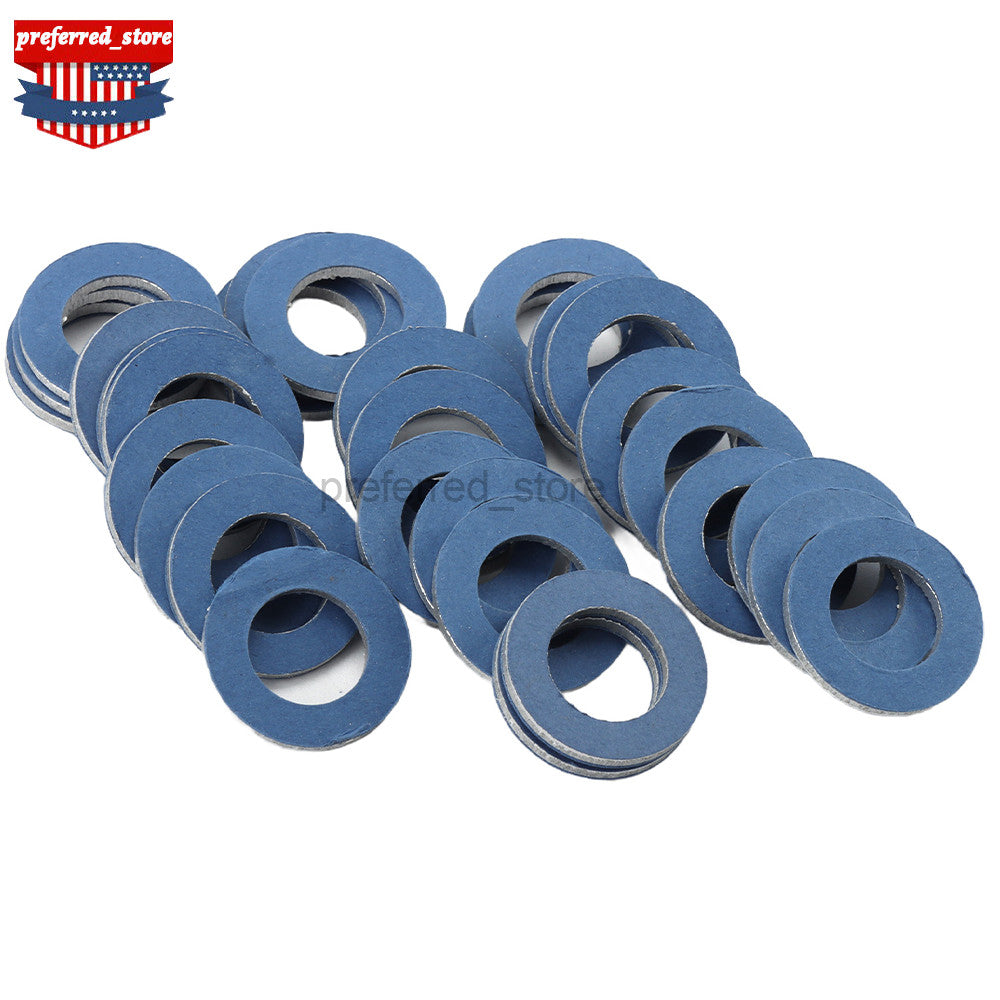 30x for Toyota 9043012031 Oil Drain Sump Plug Washers Gasket
