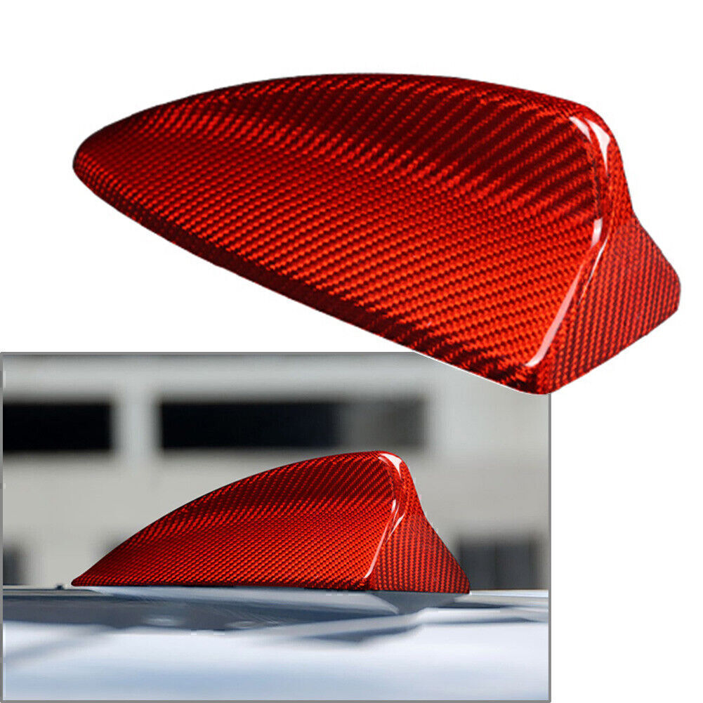 Carbon fiber red shark fin antenna cover suitable for BMW 5 Series, 7 Series, F07 GT, F11 X3, 5 Series, 6 Series