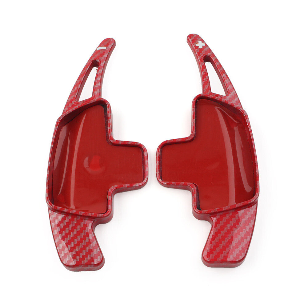 2x Steering Wheel Shift Paddle Shifter Extension Red Fit for Benz A B C E S G Class