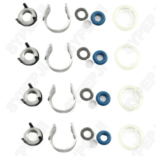 4-piece fuel injector O-ring seal repair kit for Audi A4, for Jetta GLI, GTI 1.8, 2.0T (new)