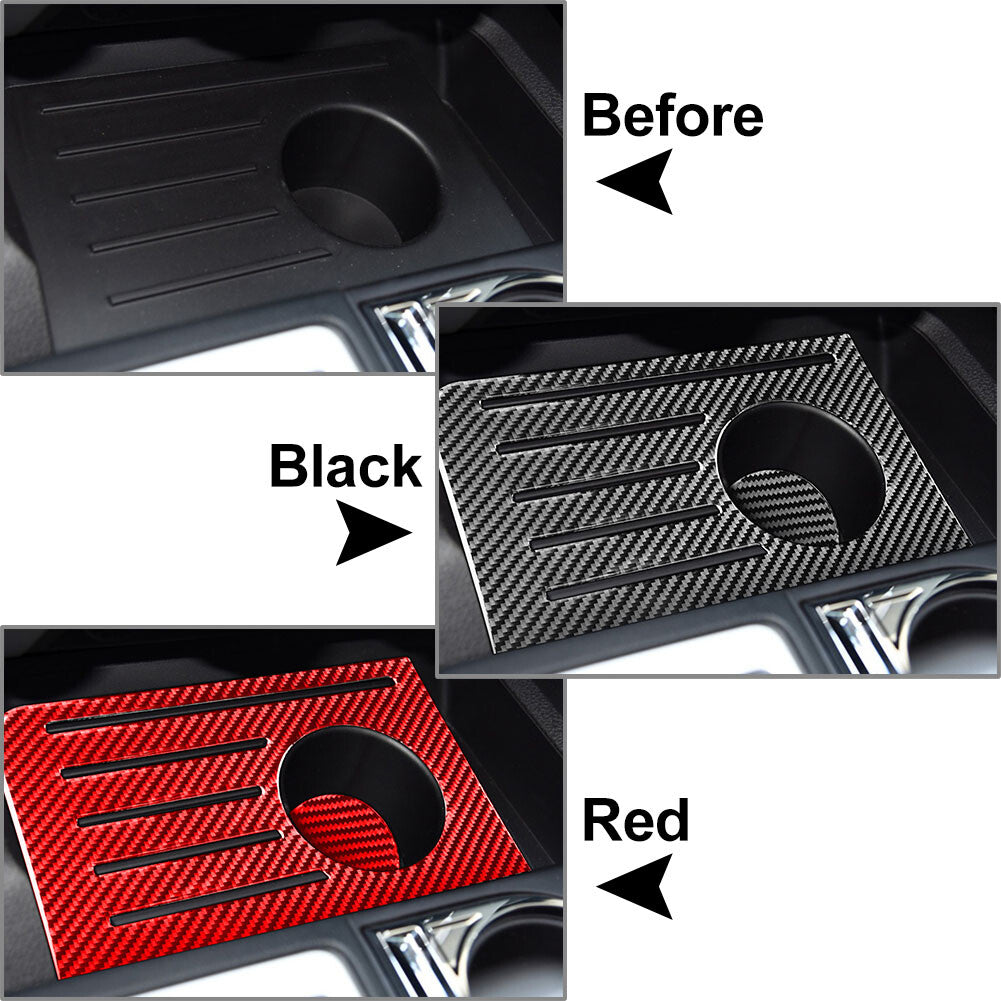Front Console Water Cup Holder Storage Panel Cover for Toyota Tundra 2014-2021