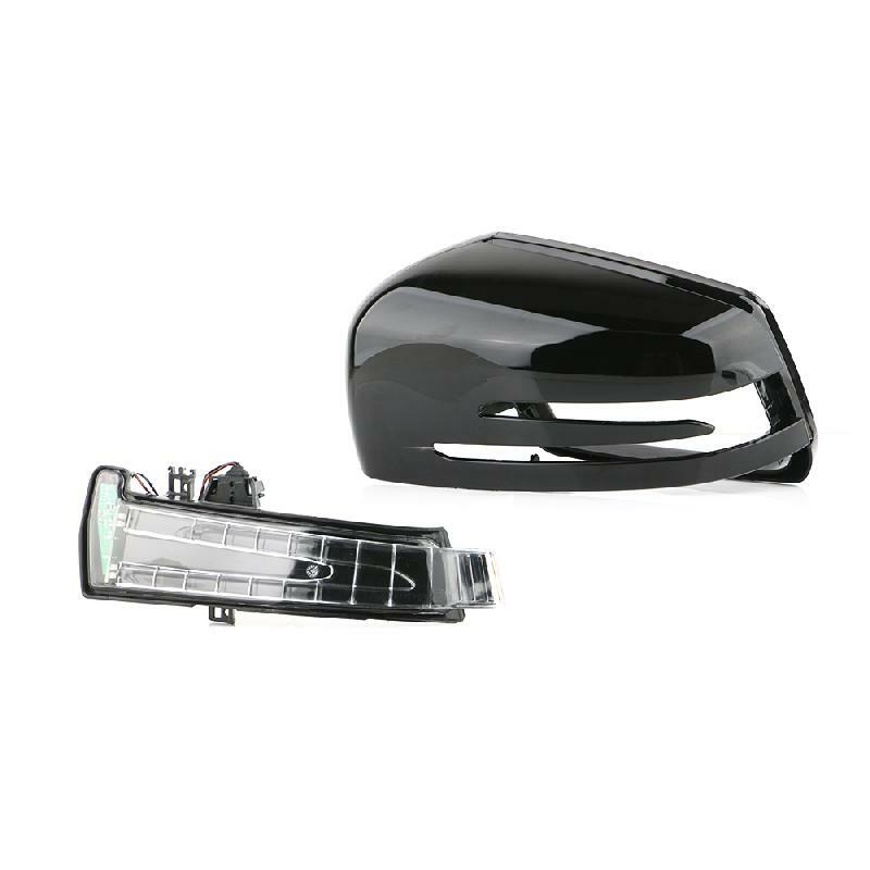 Door mirror cap with LED turn signal for left use. Applicable to for Mercedes-Benz W212, W204, W221.