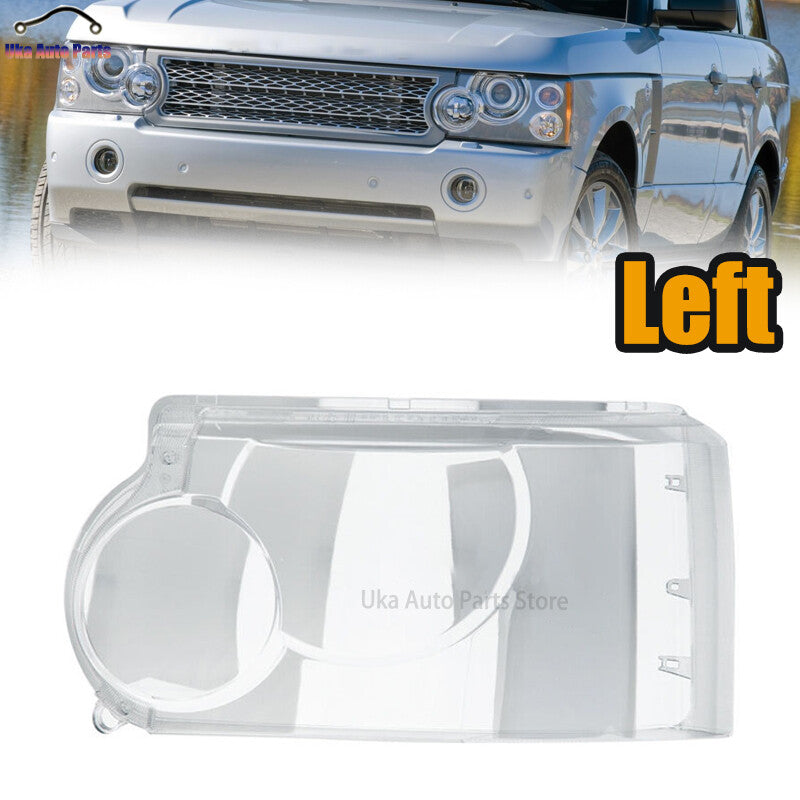 Left Side Headlight Lens Cover Headlamp Mask for Land Rover for Range Rover 2006-09