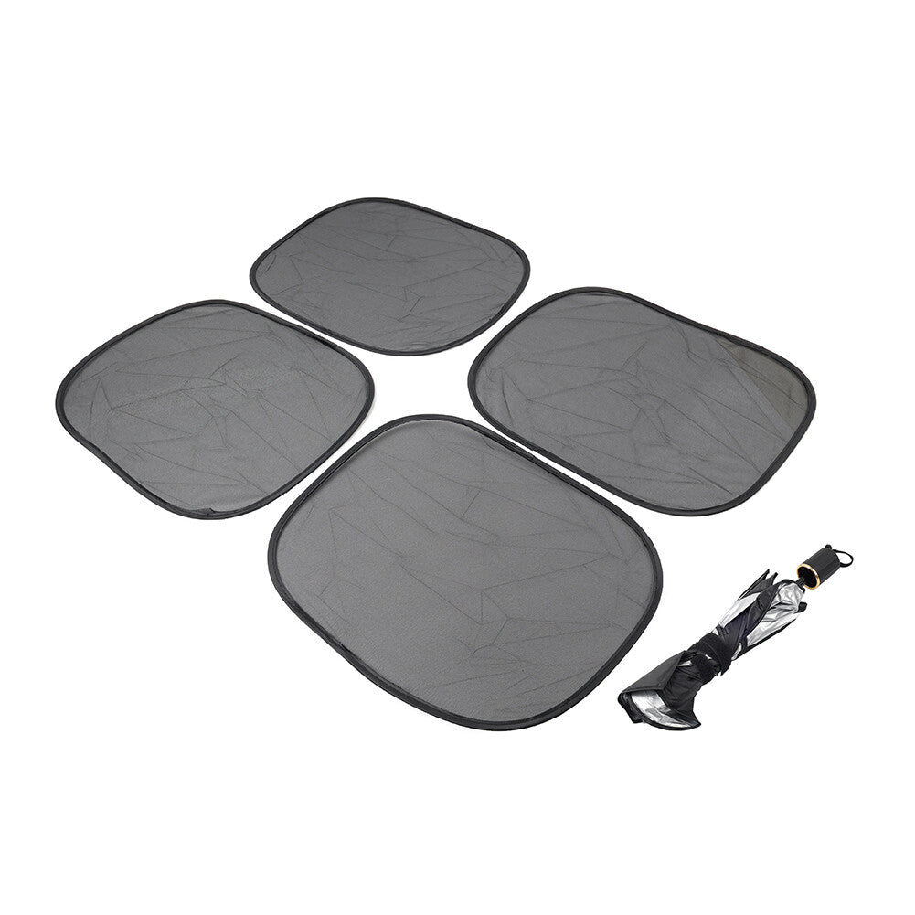 Car Front Window Sun Shade Visor Cover Windshield Sunshade Umbrella Foldable