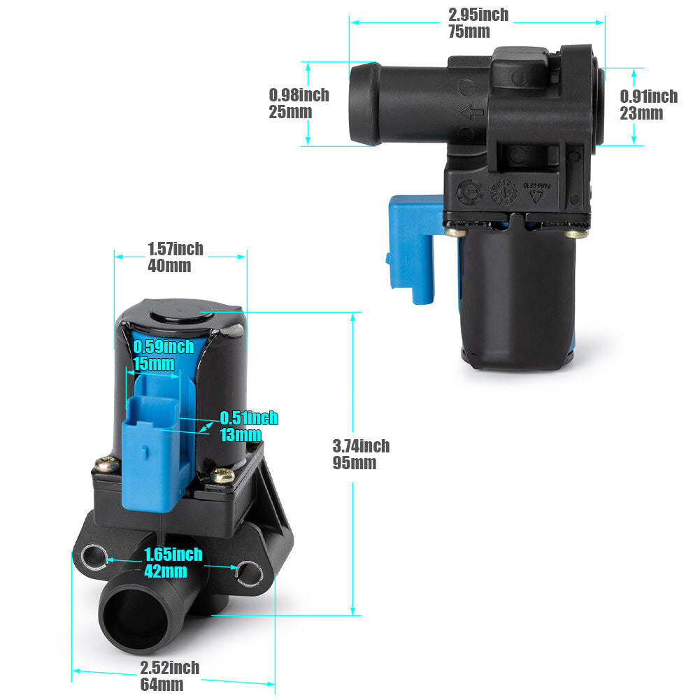 HVAC heater control valve BM5Z-18495-C is suitable for Ford Escape 2013 - 2016 Fiesta 1.6L L4.