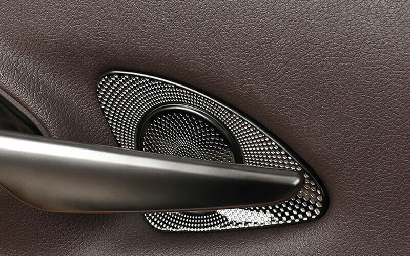 Black S.Steel Inner Door Bowl Cover Trims for Lexus ES250 300h 350 2019-2023 4X