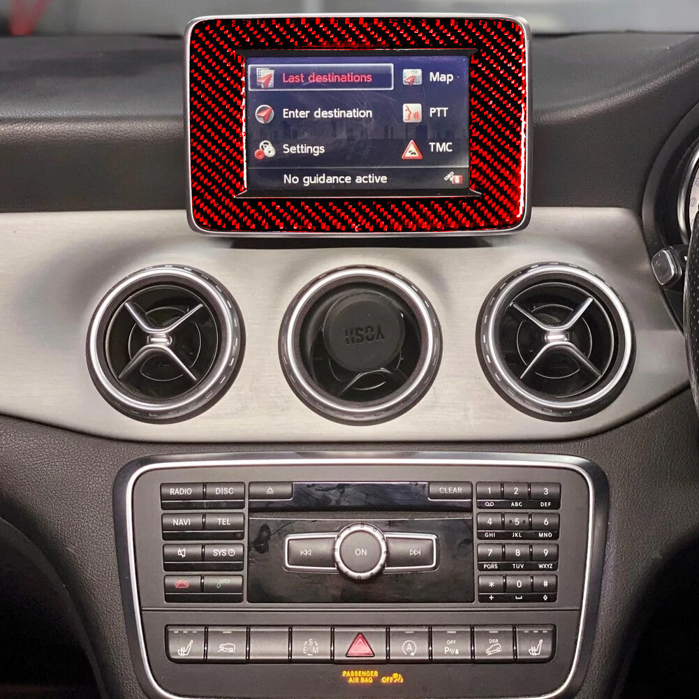 Red HUD Display Trim Cover Typa-A for Mercedes Benz CLA 2014-2018/GLA 2015-2018