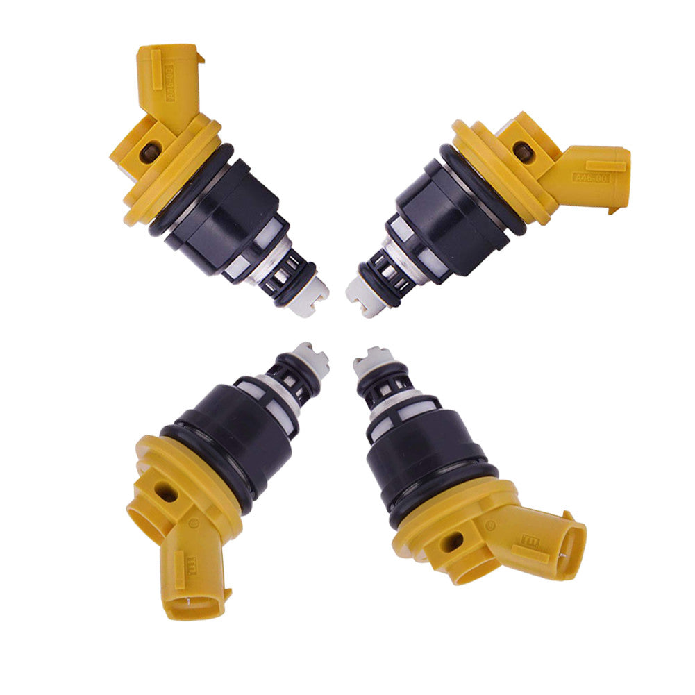 4X Fuel Injectors Yellow Side for Subaru Forester Legacy STI WRX 16600-AA170