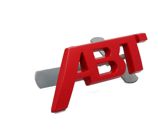 ABT logo badge BBQ hood front badge red QS7 TT RS3 SQ2 RS6 RS7 SQ7