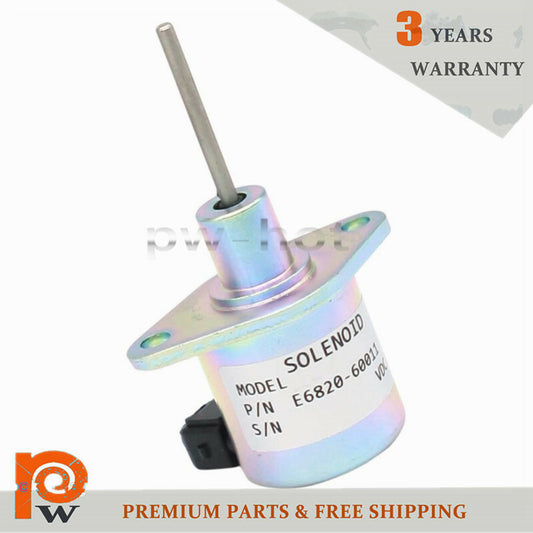 Mechron engine stop solenoid valve for KIOTI CK DK RX tractors E6820-60011