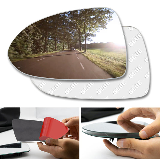 Left driver's side mirror glass exterior mirror for Opel for Corsa 3 4 D E 2006-2019 NEW