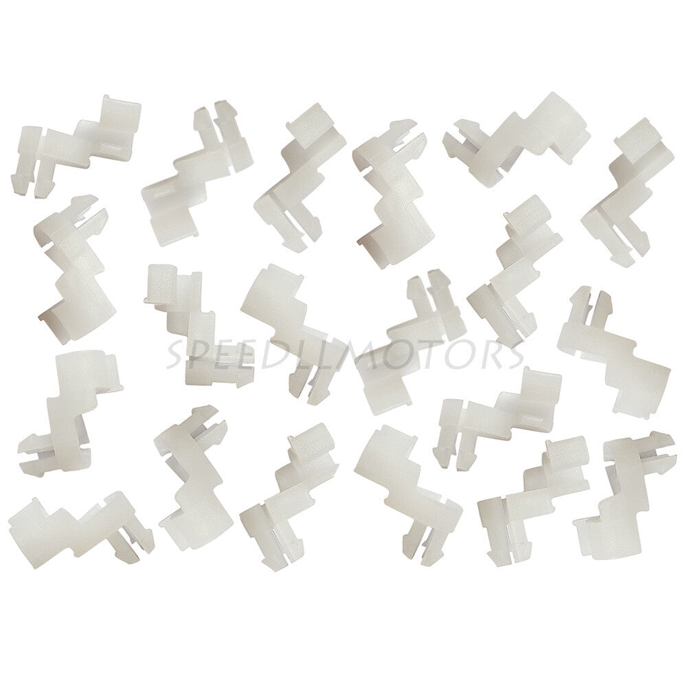 20PCS for Toyota Left Right Door Lock Rod Retainer Clips Nylon 6929312040 Yellow