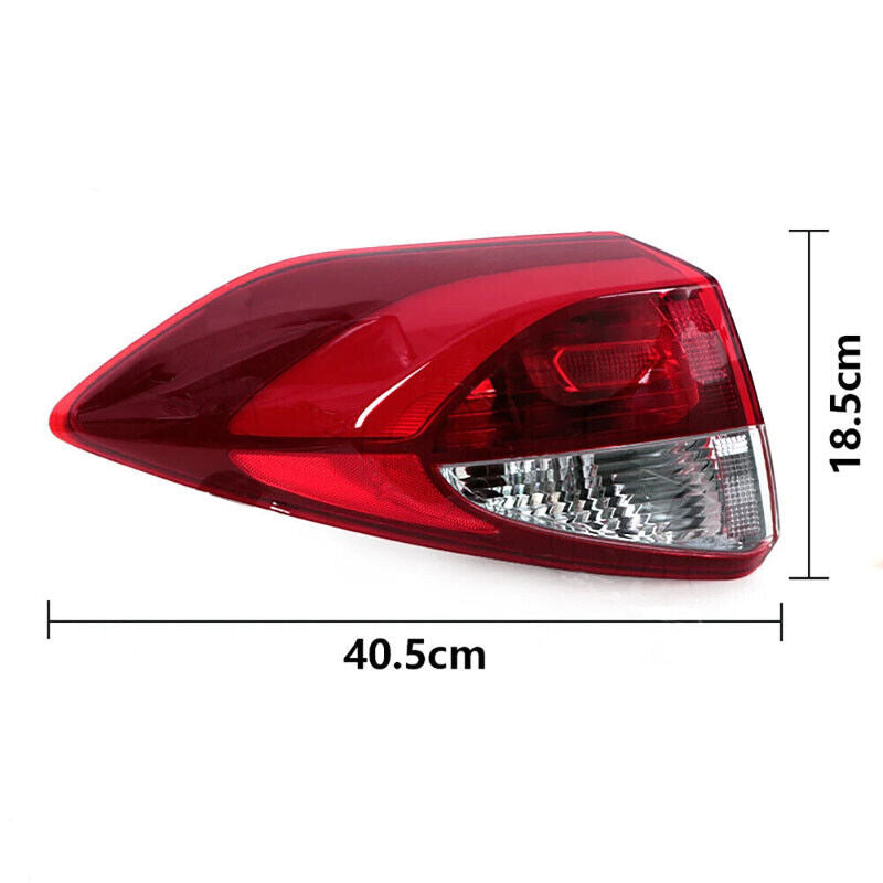 Left Outer Rear Tail Light Halogen Without Bulb for Hyundai for Tucson 2016-2018